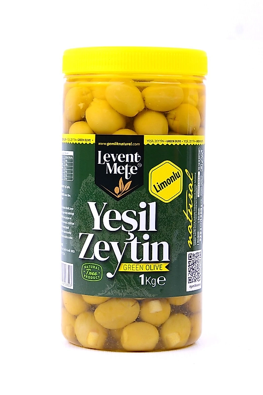 Limon Dolgulu Yeşil Zeytin 1 Kg